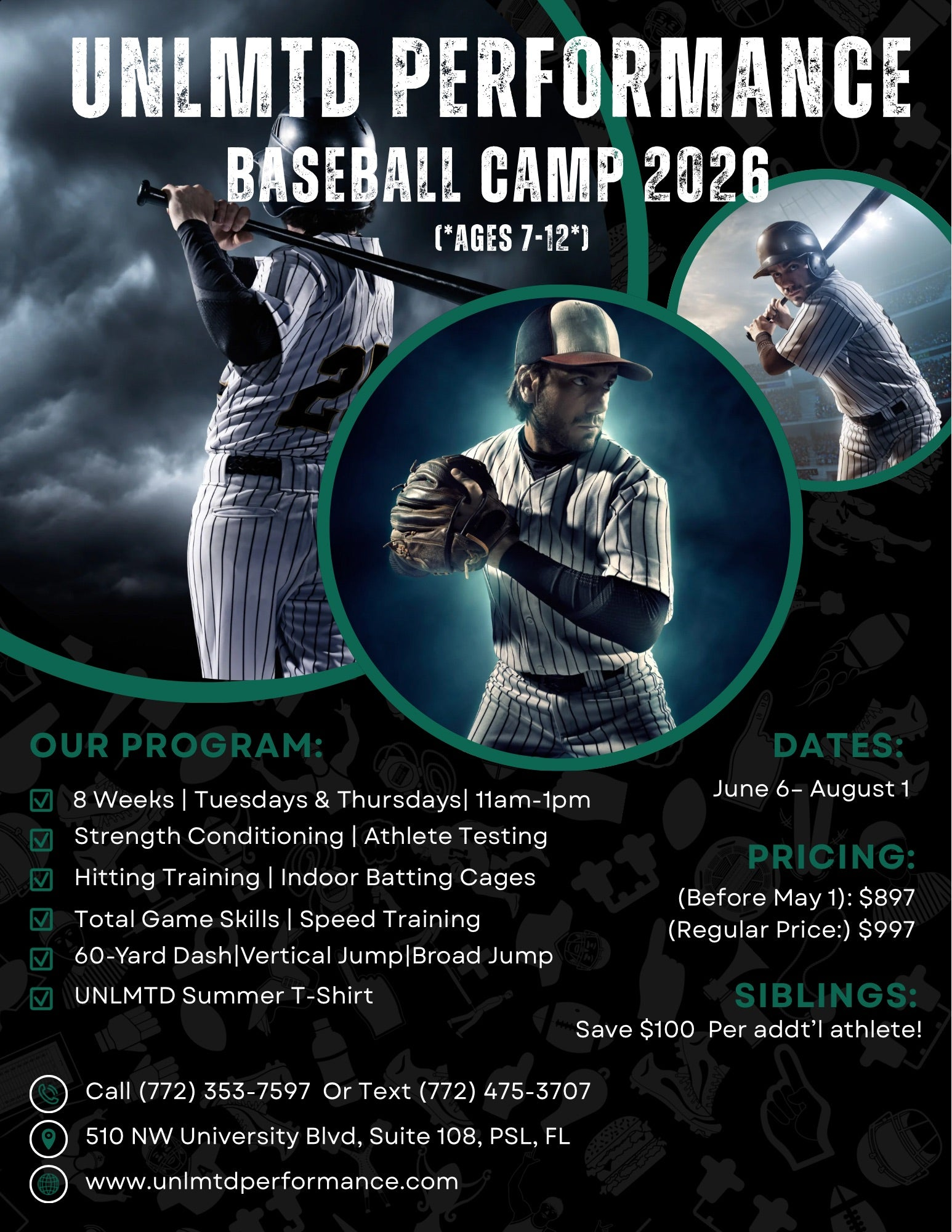 Baseball Camp 2026 (Ages 7-12)